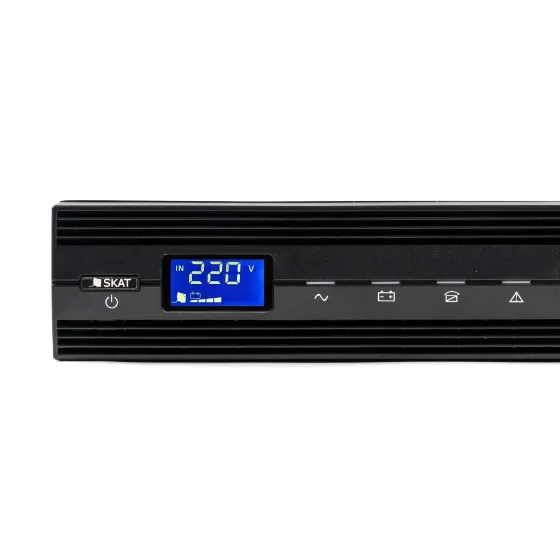 Дисплей и индикация световая на SKAT-UPS 1500 RACK+3x9Ah исп.E Бастион